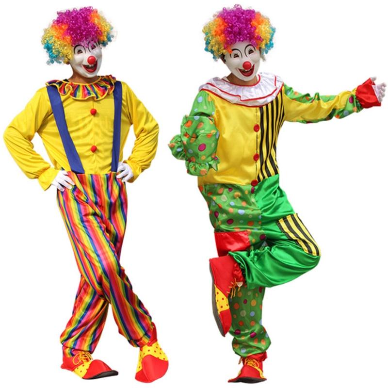 Halloween Kostümpartys Clownkostüme Rollenspiel und Karneval Cosplay Requisiten Bequeme Passform Kostümkleidung