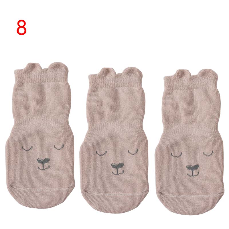 3Pair/lot New Cartoon Anti Slip Socks for Boys and Girls
