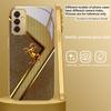 Goldene Pferde-Skulptur Für Samsung A 31 32 A33 A34 35 14 A15 13 A16 25 26 50 52 53 54 55 56 70 71 72 73 Goldene Glas-Handyhülle