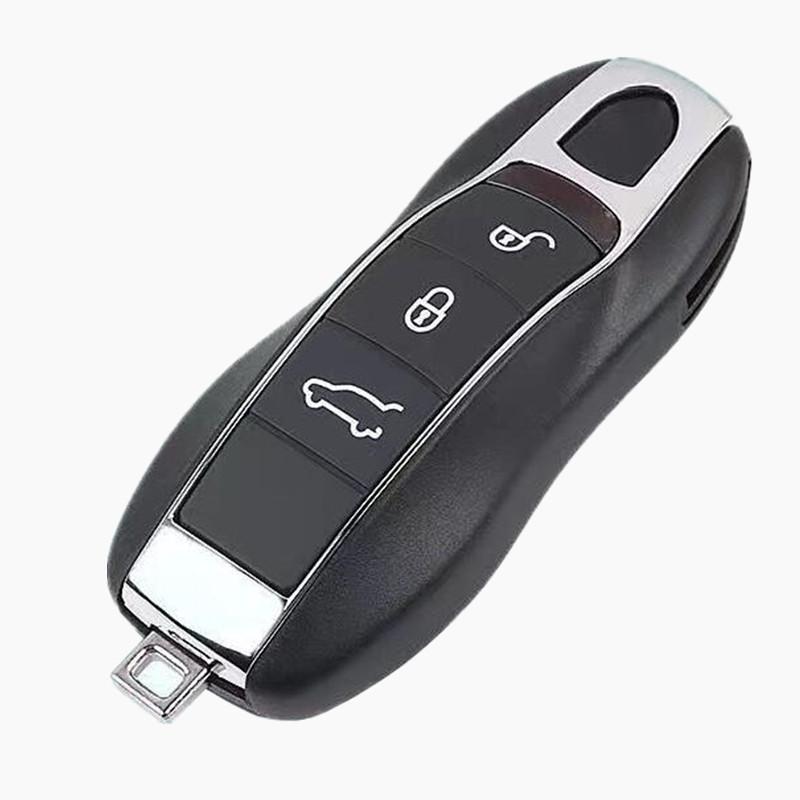 Coque de clé intelligente à distance pour Porsche 718 911 Panamera Cayenne 2017 2018 2019 2020 Couvercle de clé sans clé Porsche à 3 boutons