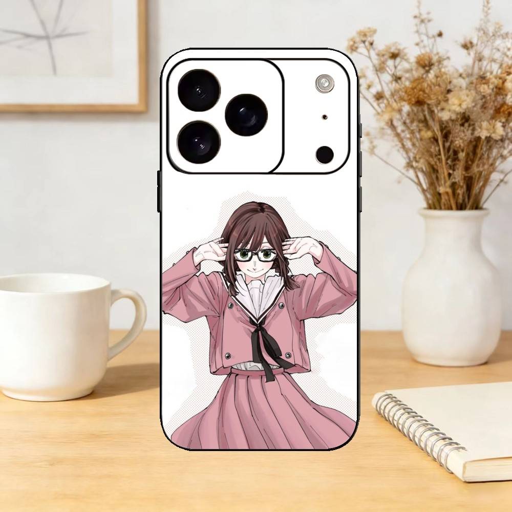 Y-Yuzuhara Madoka (1) Phone Case For iPhone 17,16,15,14,13,12,11 Plus,Pro,Max,Mini Silicone black Soft Cover