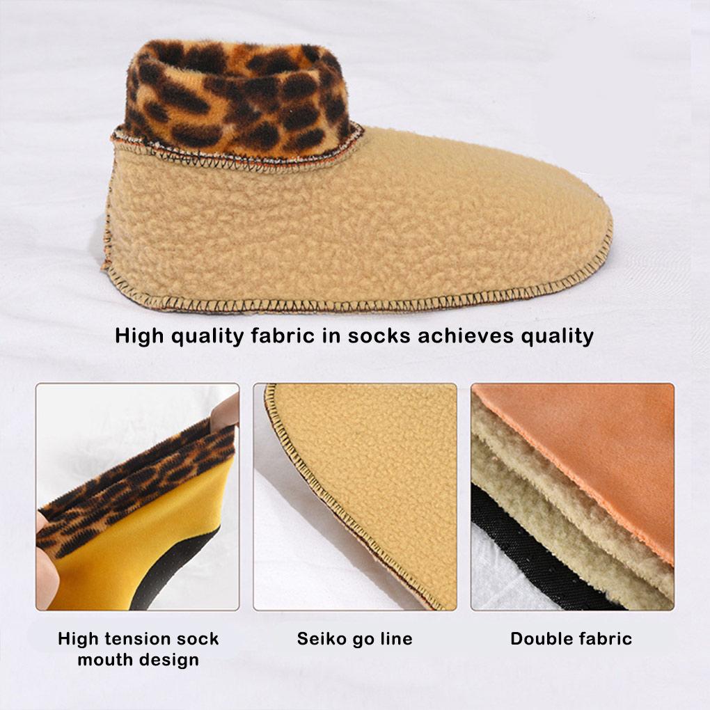 Winter Floor Socks Ankle Anti-slip Unisex Thickened Lounge Slipper Middle Tube Sock Accessories Home Supplies for Women Men