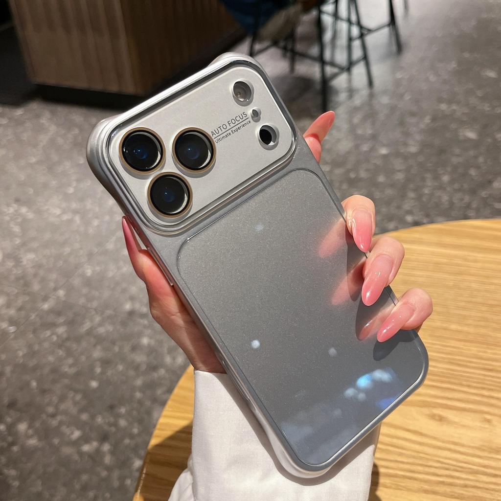 Square Anti-Drop Melamine Glass Case for iPhone 16 Pro Max & Apple 17, 14, 15