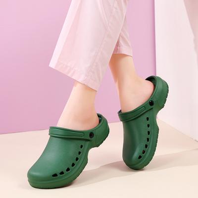 Trendy Design Slippers 2024 New Summer Wear Anti Slip EVA Toe Wrap for Daily Lightweight Two Wear Sandals Slippers Met Hak