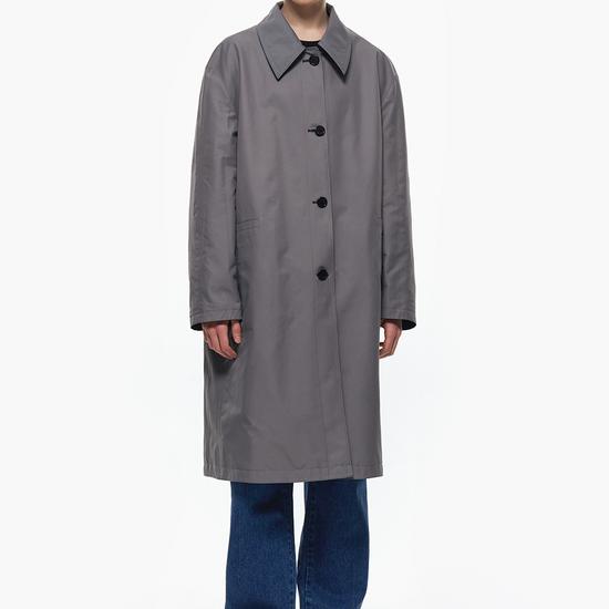 Giosongi Reversible Balmacan Trench Coat ZG2TC202BK