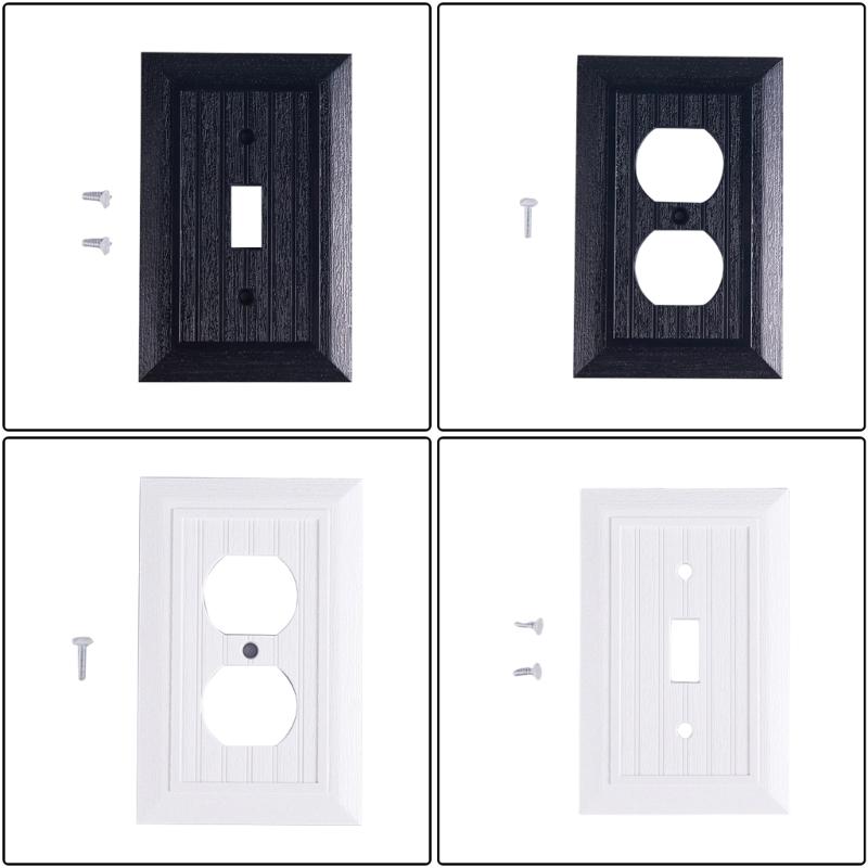 Faceplates Covers Wall Panel Light Switches Socket Cover Standard Wall Switches Receptacle Outlet Covers Easy to Use