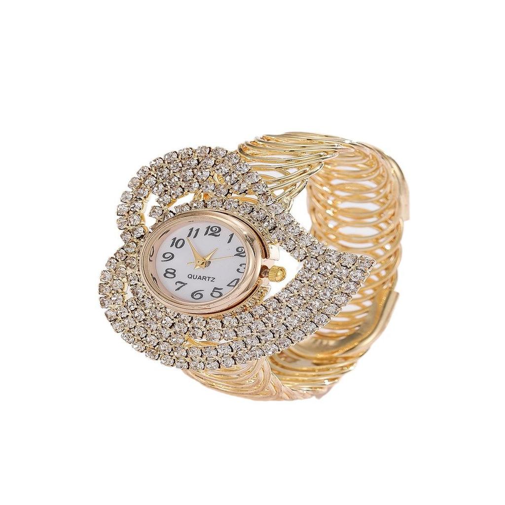 Fashionable Starry Sky Women's Bracelet Watch with Full Diamond Inlay