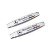 2026 New 2pcs 3D AMG Edition Metal Logo Car Fender Badge Sticker For Benz Lorinser Avantgarde Emblem Auto Decal Decorative Accessories