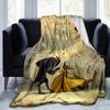 1pc, Disney's Beauty and the Beast: A Magical Home Décor Gift Cozy Blanket for Bedroom, Living Room, Travel, Camping, Car