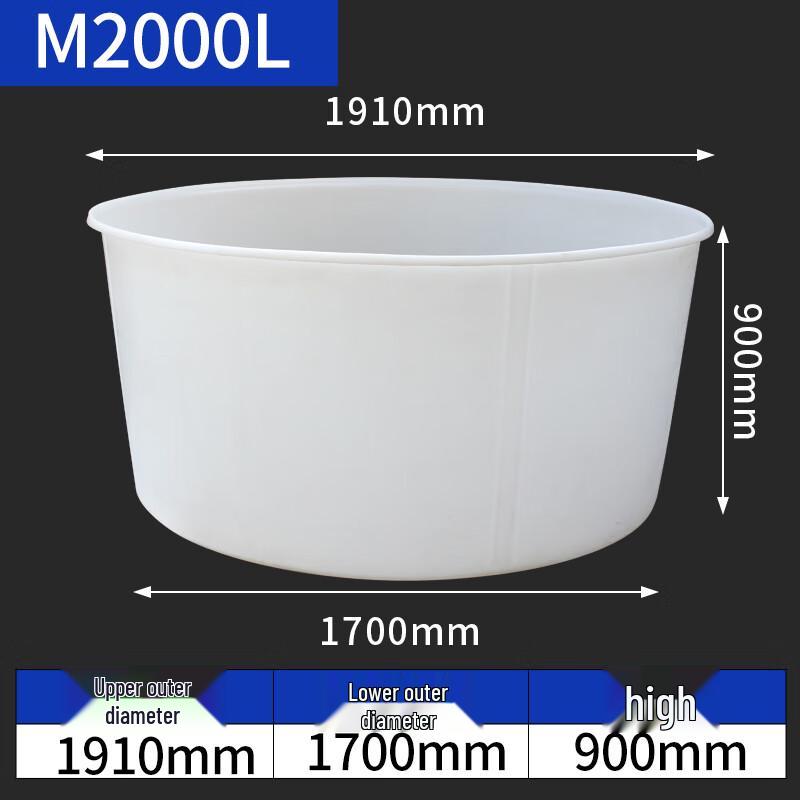 PE Plastic Round Multi-purpose Storage Bucket