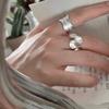 XIYANIKE Hip Hop Irregular Twist Cuff Finger Rings For Women Girl Punk Fashion New Jewelry Friend Gift Party anillos mujer