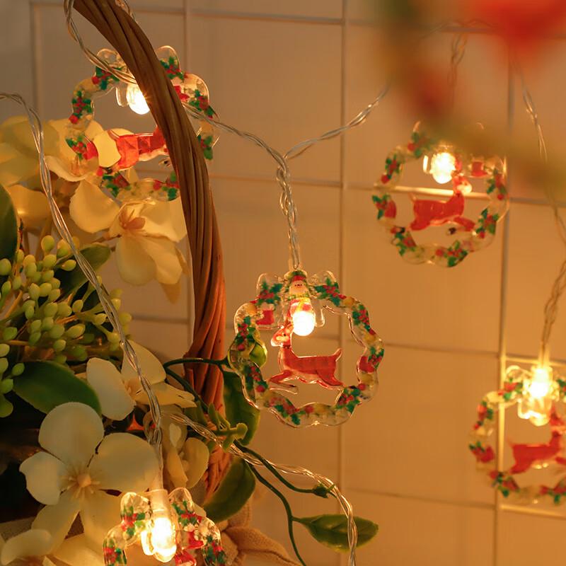 

USB Christmas Elk Garland String Lights