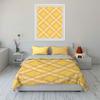 Yellow and White Plaid. Bedding Sets Duvet Cover Sets Duvet Covers Pillowcases(1 * Duvet Cover 2 * Pillowcases Without Duvet Insert)
