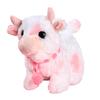 Electric Plush Dairy Cattle Toy Kids Walking Interactive Mooing Nodding Robot Scarf Cow Plushie Toy Toddlers Educational Simulation Animal Toy