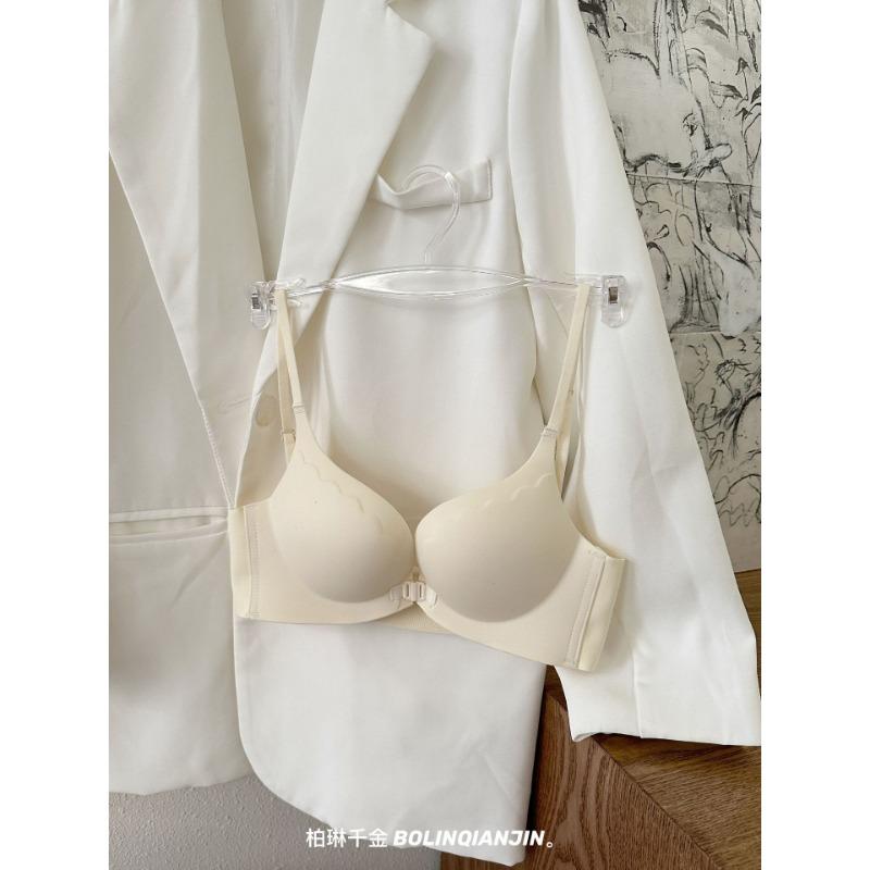 2 Sexy beautiful back artifact front buckle without steel ring underwear women gather one dress and wear more breast bras