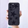 Starry sky and moon design mobile phone case suitable for iPhone 17 16 15 14 13 12 11 Pro/ Max /Plus anti-fall and shockproof