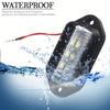 2PCS 6 LED Car License Number Plate Light For SUV Truck Trailer Van Tag Step Lamp White Bulbs Car Products License Plate Lights