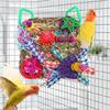 Seagrass Foraging Toy Wood Natural Rope Forage Chew Toys Hanging for Conures