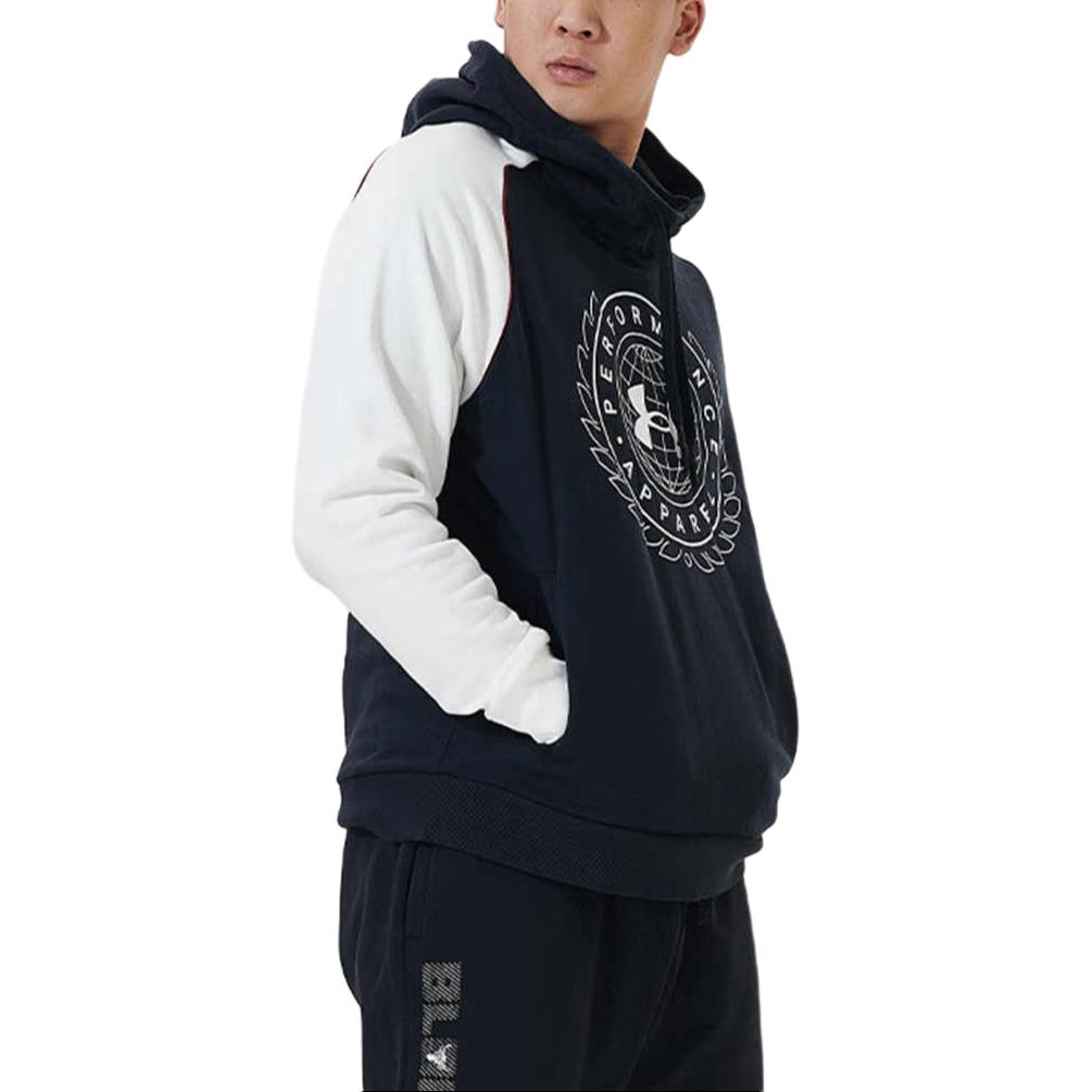Under Armour Felpa con cappuccio Rival Fleece Uomo Felpa Nera 1373831-001