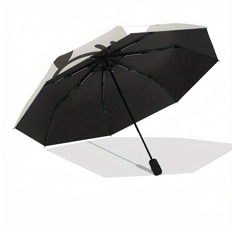 Pochacco,Character Automatic Folding Umbrella Simple 8 Rib Design, Bright Cartoon Pattern, Durable Iron Frame, Suitable For Travel, Outdoor,