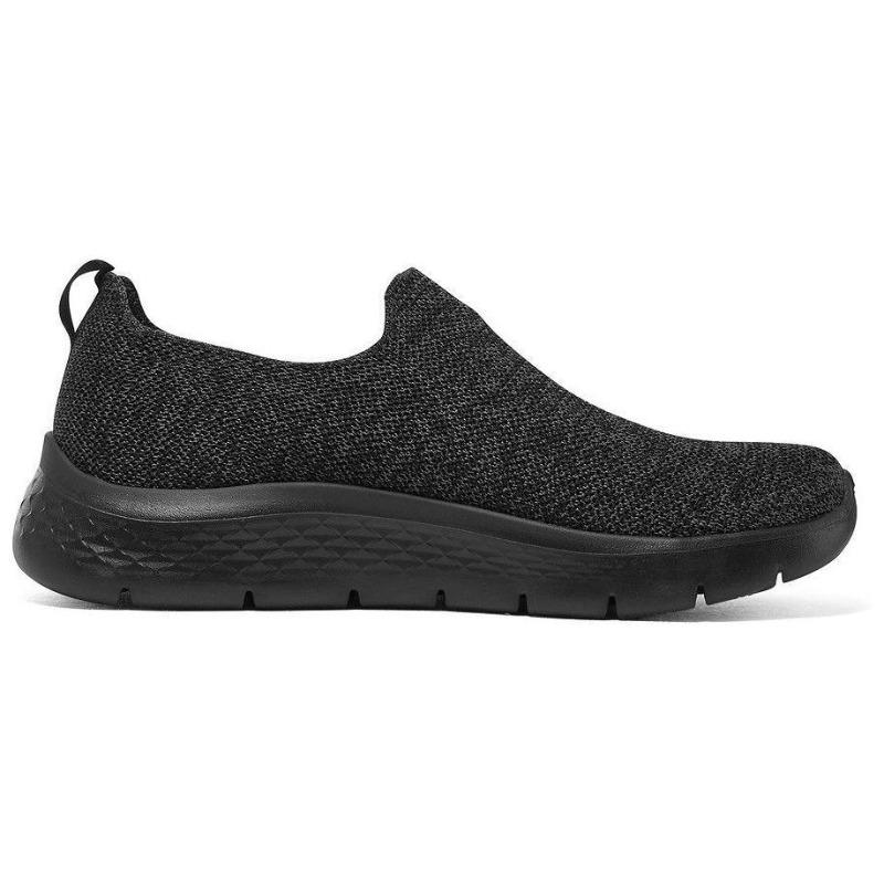 Skechers Go Walk Flex Men Black Low Top Casual Shoes Mesh Fabric Comfortable Versatile 216490-BBK