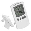 LCD Temperature and Humidity Monitor WallMountable Wired Flower Planting Hygrometer for Home