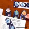Gift Cute Planet Magnetic Bookmark Ruler Student Stationery Painting Creative Small Prizes Office School Supplies Kawai Lovely
