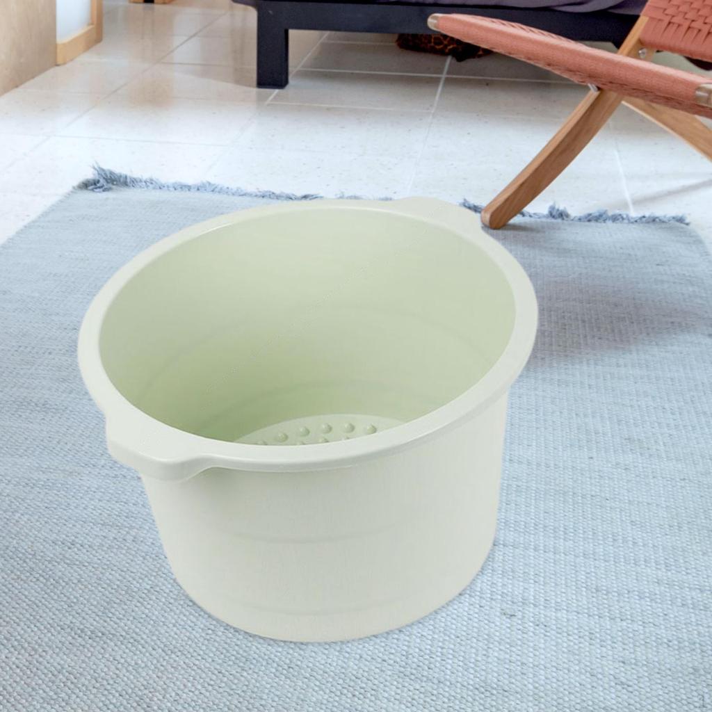 Foot Bath Basin Soaking Tub Lightweight 11.81x9.06inch Versatile Massage Bucket for