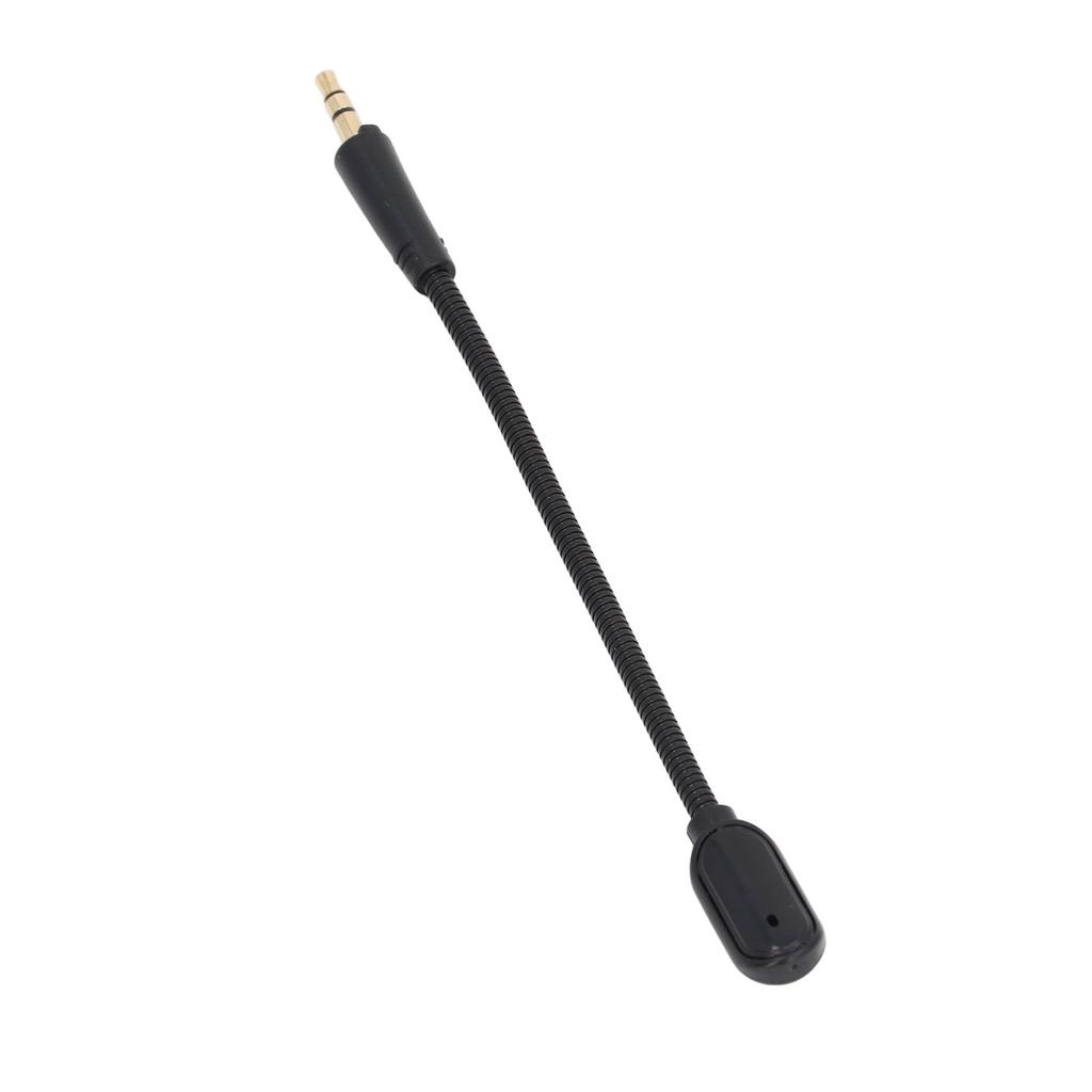 Replacement Game Mic for Barracuda X 3.5mm Gold Plated Plug Headphone Detachable Microphone with Sponge Cap for Gaming