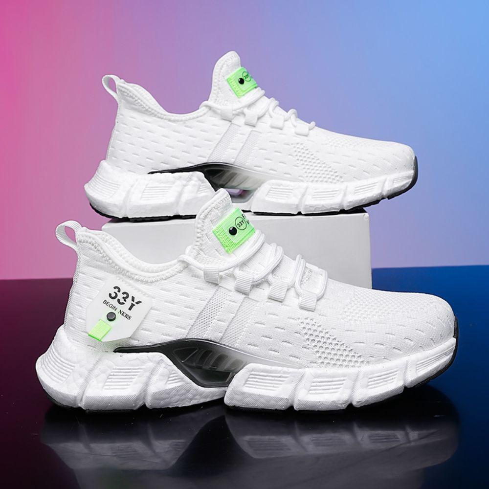 

Новые повседневные спортивные туфли, модная обувь, мужские кроссовки, мужская дышащая обувь на платформе 36