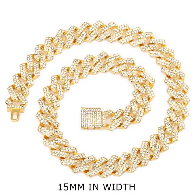Buy Iced Out Cuban Link Chain Necklace 
