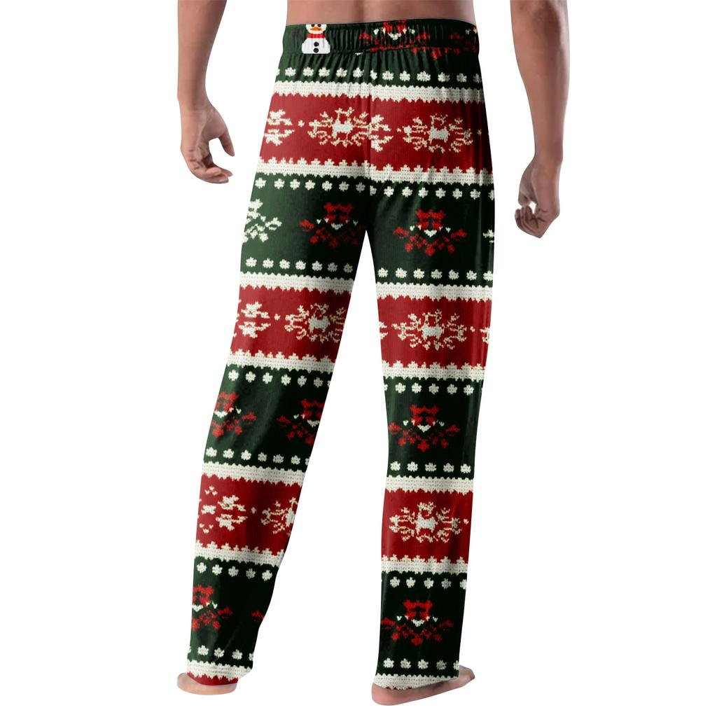 Anime Pajama Pants Sleepwear Casual Drawstring Elastic Waist Pants Comfy Straight Yoga Loose Trousers