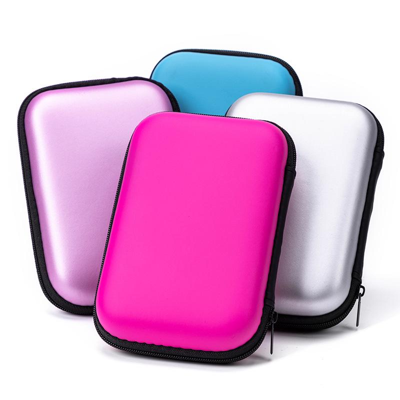 PU Neutral Hard Drive, Earphone, Data Cable, Charger, and Power Bank EVA Storage Bag for WD