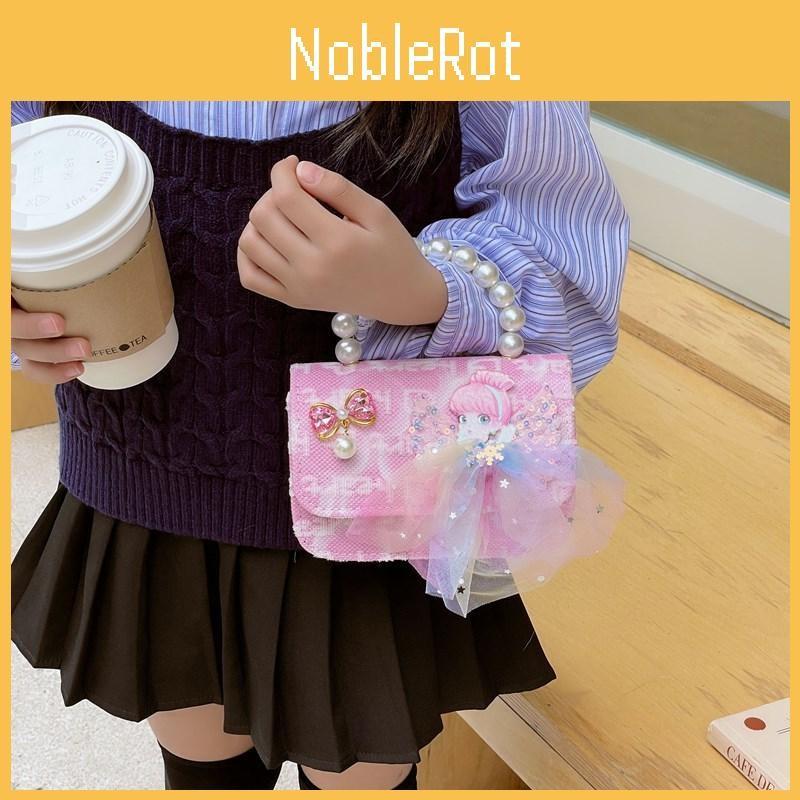 And Charming Stylish Handbag For Girls Featuring Princess Theme And Bow Adorable