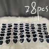28pcs Heart-shaped Glasses Wedding Party Supplies the Best Gift for Friends
