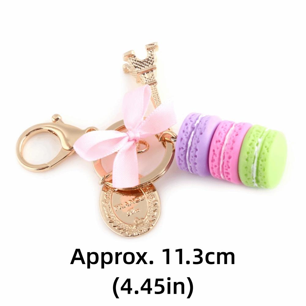 

Colorful Eiffel Tower Keychain 4.45 Inch Keyring Pendant Key chain) Bag Charm Purse Charm фіолетовий