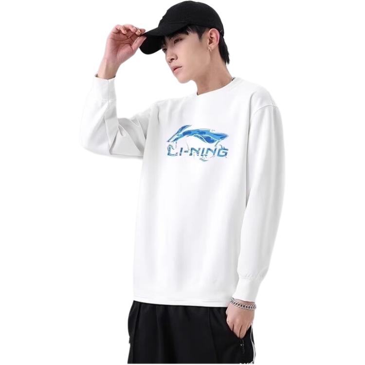 Li Ning Sweatshirt Unisex White YTLU063-2
