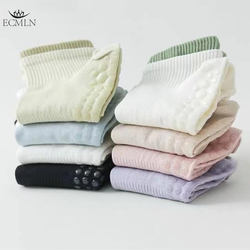 Women's Mid-tube Cotton Socks Pilates Fitness Dance Non-slip Socks Spring and Summer Adult Floor Socks