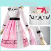 Japanese Anime Cosplay Costume Soft Velvet Fabric Role Play Outfit For Game Convention Party Wear