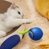 2Pcs Interactive Cat Ball Toy USB Rechargeable Rolling Ball Two Speed Modes Automatic Moving Smart Ball Cat Toy