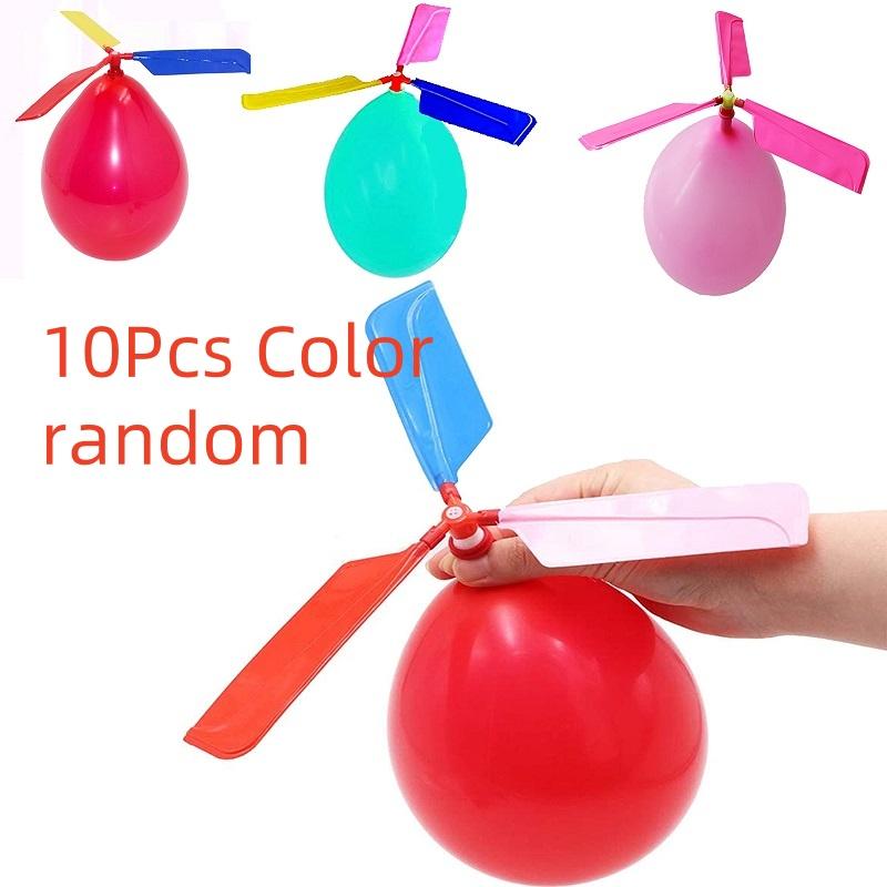 5-10PCS Balloon Aircraft Science and Technology Educational Toy Technology Handmade Diy Balloon Saucer Children's Creative Toys