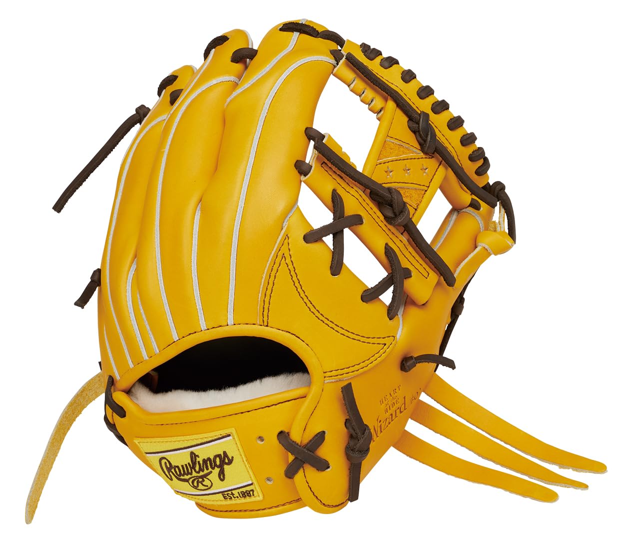 

Rawlings baseball adult size HOH PRO EXCEL Wizard GR5HW2N52MG Gold Tan Size throw on left glove, softball, #02 [Infield] 11.25 Right-handed (worn