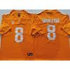 Tennessee Volunteers College Football Jersey Retro Style Embroidered Practice Uniform Men