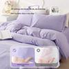 Sterilized Disposable Double Bedding Set: Includes Bed Sheets, Pillowcases, Duvet Covers, Fitted Sheets - Ideal for Travel and Hotels