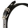 Unique Buckles Punk Headbands PU Leather with Metal Details Halloween Cosplay Headwear for Music Festivals and Event
