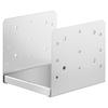 Base de Poste 203,2x203,2mm, 1 Peça Suporte de Âncora de Poste Ajustável de Aço Inoxidável(Interno 198 x 185), Base Ajustável para Poste para Deck de Pavilhão Varanda