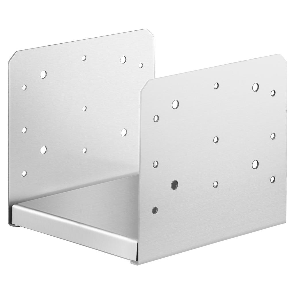 203.2x203.2mm Post Base, 1Pcs Stainless Steel Adjustable Post Anchor Bracket(Internal 198 x 185), Adjustable Post Base for Pavilion Deck Porch