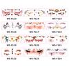 New Halloween Makeup Face Stickers, Cute Ghost Makeup Tattoo Stickers, Party Stickers, Waterproof and Sweat-resistant Tattoos