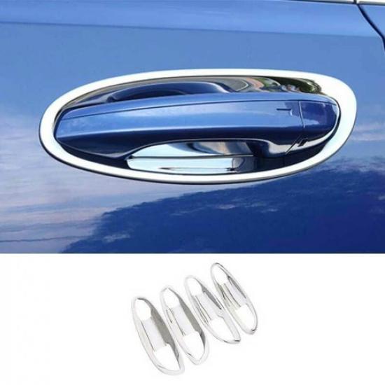 For Cadillac CT5 2020-2024 Chrome Steel Car Side Door Bowl Molding Cover Trim