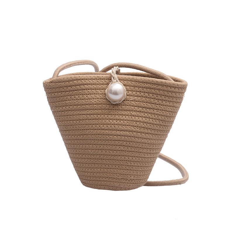 shell wicker bolsa